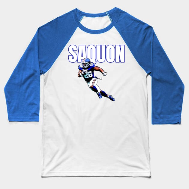 Giants Saquon 26 Baseball T-Shirt by Gamers Gear